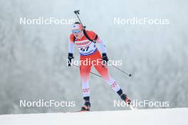 12.01.2024, Ruhpolding, Germany (GER): Benita Peiffer (CAN) - IBU World Cup Biathlon, sprint women, Ruhpolding (GER). www.nordicfocus.com. © Manzoni/NordicFocus. Every downloaded picture is fee-liable.