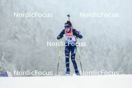 12.01.2024, Ruhpolding, Germany (GER): Beatrice Trabucchi (ITA) - IBU World Cup Biathlon, sprint women, Ruhpolding (GER). www.nordicfocus.com. © Manzoni/NordicFocus. Every downloaded picture is fee-liable.