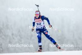 12.01.2024, Ruhpolding, Germany (GER): Sonja Leinamo (FIN) - IBU World Cup Biathlon, sprint women, Ruhpolding (GER). www.nordicfocus.com. © Manzoni/NordicFocus. Every downloaded picture is fee-liable.