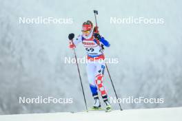 12.01.2024, Ruhpolding, Germany (GER): Anika Kozica (CRO) - IBU World Cup Biathlon, sprint women, Ruhpolding (GER). www.nordicfocus.com. © Manzoni/NordicFocus. Every downloaded picture is fee-liable.