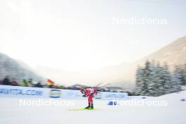 12.01.2024, Ruhpolding, Germany (GER): Anna Gandler (AUT) - IBU World Cup Biathlon, sprint women, Ruhpolding (GER). www.nordicfocus.com. © Thibaut/NordicFocus. Every downloaded picture is fee-liable.