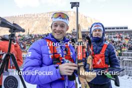 12.01.2024, Ruhpolding, Germany (GER): Coach Team Finnland (FIN)  - IBU World Cup Biathlon, sprint women, Ruhpolding (GER). www.nordicfocus.com. © Manzoni/NordicFocus. Every downloaded picture is fee-liable.
