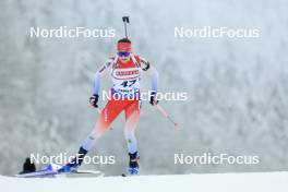 12.01.2024, Ruhpolding, Germany (GER): Aita Gasparin (SUI) - IBU World Cup Biathlon, sprint women, Ruhpolding (GER). www.nordicfocus.com. © Manzoni/NordicFocus. Every downloaded picture is fee-liable.