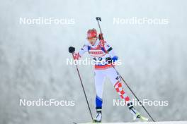 12.01.2024, Ruhpolding, Germany (GER): Anika Kozica (CRO) - IBU World Cup Biathlon, sprint women, Ruhpolding (GER). www.nordicfocus.com. © Manzoni/NordicFocus. Every downloaded picture is fee-liable.