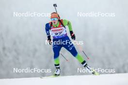 12.01.2024, Ruhpolding, Germany (GER): Ziva Klemencic (SLO) - IBU World Cup Biathlon, sprint women, Ruhpolding (GER). www.nordicfocus.com. © Manzoni/NordicFocus. Every downloaded picture is fee-liable.