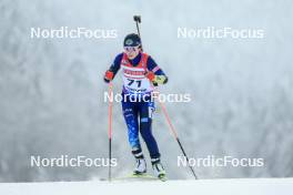 12.01.2024, Ruhpolding, Germany (GER): Polina Yegorova (KAZ) - IBU World Cup Biathlon, sprint women, Ruhpolding (GER). www.nordicfocus.com. © Manzoni/NordicFocus. Every downloaded picture is fee-liable.
