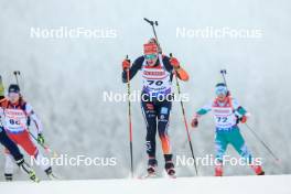 12.01.2024, Ruhpolding, Germany (GER): Hanna Kebinger (GER) - IBU World Cup Biathlon, sprint women, Ruhpolding (GER). www.nordicfocus.com. © Manzoni/NordicFocus. Every downloaded picture is fee-liable.