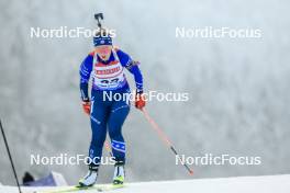 12.01.2024, Ruhpolding, Germany (GER): Chloe Levins (USA) - IBU World Cup Biathlon, sprint women, Ruhpolding (GER). www.nordicfocus.com. © Manzoni/NordicFocus. Every downloaded picture is fee-liable.