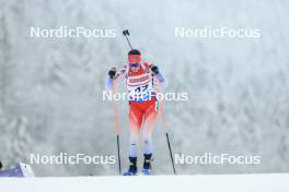 12.01.2024, Ruhpolding, Germany (GER): Aita Gasparin (SUI) - IBU World Cup Biathlon, sprint women, Ruhpolding (GER). www.nordicfocus.com. © Manzoni/NordicFocus. Every downloaded picture is fee-liable.