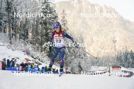 12.01.2024, Ruhpolding, Germany (GER): Jeanne Richard (FRA) - IBU World Cup Biathlon, sprint women, Ruhpolding (GER). www.nordicfocus.com. © Thibaut/NordicFocus. Every downloaded picture is fee-liable.