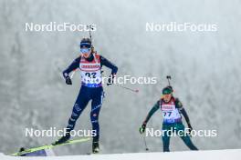 12.01.2024, Ruhpolding, Germany (GER): Hannah Auchentaller (ITA) - IBU World Cup Biathlon, sprint women, Ruhpolding (GER). www.nordicfocus.com. © Manzoni/NordicFocus. Every downloaded picture is fee-liable.