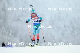 12.01.2024, Ruhpolding, Germany (GER): Lora Hristova (BUL) - IBU World Cup Biathlon, sprint women, Ruhpolding (GER). www.nordicfocus.com. © Manzoni/NordicFocus. Every downloaded picture is fee-liable.