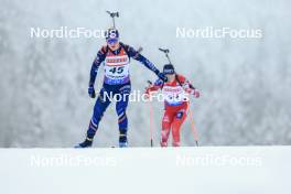 12.01.2024, Ruhpolding, Germany (GER): Sophie Chauveau (FRA) - IBU World Cup Biathlon, sprint women, Ruhpolding (GER). www.nordicfocus.com. © Manzoni/NordicFocus. Every downloaded picture is fee-liable.