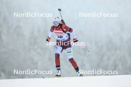 12.01.2024, Ruhpolding, Germany (GER): Annija Sabule (LAT) - IBU World Cup Biathlon, sprint women, Ruhpolding (GER). www.nordicfocus.com. © Manzoni/NordicFocus. Every downloaded picture is fee-liable.