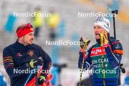 09.01.2024, Ruhpolding, Germany (GER): Fabien Claude (FRA) - IBU World Cup Biathlon, training, Ruhpolding (GER). www.nordicfocus.com. © Thibaut/NordicFocus. Every downloaded picture is fee-liable.