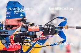 09.01.2024, Ruhpolding, Germany (GER): Emil Nykvist (SWE) - IBU World Cup Biathlon, training, Ruhpolding (GER). www.nordicfocus.com. © Thibaut/NordicFocus. Every downloaded picture is fee-liable.