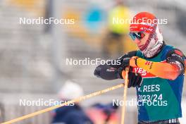 09.01.2024, Ruhpolding, Germany (GER): Roman Rees (GER) - IBU World Cup Biathlon, training, Ruhpolding (GER). www.nordicfocus.com. © Thibaut/NordicFocus. Every downloaded picture is fee-liable.