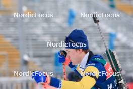 12.01.2024, Ruhpolding, Germany (GER): Martin Ponsiluoma (SWE) - IBU World Cup Biathlon, training, Ruhpolding (GER). www.nordicfocus.com. © Manzoni/NordicFocus. Every downloaded picture is fee-liable.