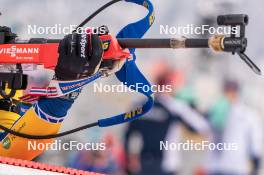 09.01.2024, Ruhpolding, Germany (GER): Jesper Nelin (SWE) - IBU World Cup Biathlon, training, Ruhpolding (GER). www.nordicfocus.com. © Thibaut/NordicFocus. Every downloaded picture is fee-liable.