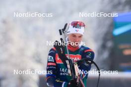12.01.2024, Ruhpolding, Germany (GER): Emilien Jacquelin (FRA) - IBU World Cup Biathlon, training, Ruhpolding (GER). www.nordicfocus.com. © Manzoni/NordicFocus. Every downloaded picture is fee-liable.