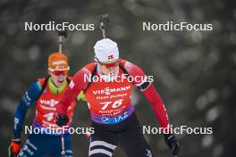 18.01.2024, Antholz, Italy (ITA): Rasmus Schiellerup (DEN) - IBU World Cup Biathlon, short individual men, Antholz (ITA). www.nordicfocus.com. © Thibaut/NordicFocus. Every downloaded picture is fee-liable.