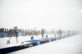 18.01.2024, Antholz, Italy (ITA): Event Feature: Shooting range with fog - IBU World Cup Biathlon, short individual men, Antholz (ITA). www.nordicfocus.com. © Thibaut/NordicFocus. Every downloaded picture is fee-liable.