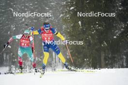 18.01.2024, Antholz, Italy (ITA): Martin Ponsiluoma (SWE) - IBU World Cup Biathlon, short individual men, Antholz (ITA). www.nordicfocus.com. © Thibaut/NordicFocus. Every downloaded picture is fee-liable.