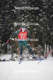 18.01.2024, Antholz, Italy (ITA): Maksim Fomin (LTU) - IBU World Cup Biathlon, short individual men, Antholz (ITA). www.nordicfocus.com. © Thibaut/NordicFocus. Every downloaded picture is fee-liable.