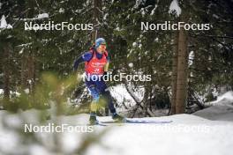 18.01.2024, Antholz, Italy (ITA): Alexandr Mukhin (KAZ) - IBU World Cup Biathlon, short individual men, Antholz (ITA). www.nordicfocus.com. © Thibaut/NordicFocus. Every downloaded picture is fee-liable.