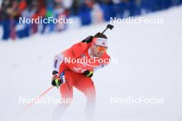 18.01.2024, Antholz, Italy (ITA): Christian Gow (CAN) - IBU World Cup Biathlon, short individual men, Antholz (ITA). www.nordicfocus.com. © Manzoni/NordicFocus. Every downloaded picture is fee-liable.