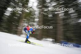 18.01.2024, Antholz, Italy (ITA): Artem Tyshchenko (UKR) - IBU World Cup Biathlon, short individual men, Antholz (ITA). www.nordicfocus.com. © Thibaut/NordicFocus. Every downloaded picture is fee-liable.