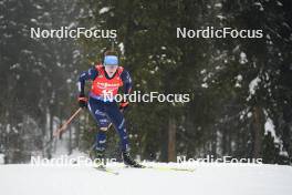 18.01.2024, Antholz, Italy (ITA): Lukas Hofer (ITA) - IBU World Cup Biathlon, short individual men, Antholz (ITA). www.nordicfocus.com. © Thibaut/NordicFocus. Every downloaded picture is fee-liable.
