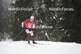 18.01.2024, Antholz, Italy (ITA): Renars Birkentals (LAT) - IBU World Cup Biathlon, short individual men, Antholz (ITA). www.nordicfocus.com. © Thibaut/NordicFocus. Every downloaded picture is fee-liable.