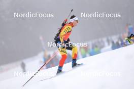 18.01.2024, Antholz, Italy (ITA): Thierry Langer (BEL) - IBU World Cup Biathlon, short individual men, Antholz (ITA). www.nordicfocus.com. © Manzoni/NordicFocus. Every downloaded picture is fee-liable.