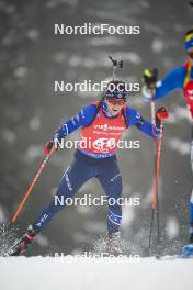 18.01.2024, Antholz, Italy (ITA): Vincent Bonacci (USA) - IBU World Cup Biathlon, short individual men, Antholz (ITA). www.nordicfocus.com. © Thibaut/NordicFocus. Every downloaded picture is fee-liable.
