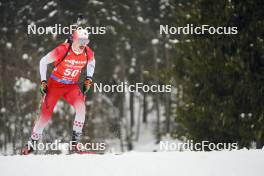 18.01.2024, Antholz, Italy (ITA): Adam Runnalls (CAN) - IBU World Cup Biathlon, short individual men, Antholz (ITA). www.nordicfocus.com. © Thibaut/NordicFocus. Every downloaded picture is fee-liable.