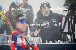 18.01.2024, Antholz, Italy (ITA): Event Feature: Coach Team France - IBU World Cup Biathlon, short individual men, Antholz (ITA). www.nordicfocus.com. © Thibaut/NordicFocus. Every downloaded picture is fee-liable.