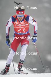 18.01.2024, Antholz, Italy (ITA): Timofei Lapshin (KOR) - IBU World Cup Biathlon, short individual men, Antholz (ITA). www.nordicfocus.com. © Thibaut/NordicFocus. Every downloaded picture is fee-liable.