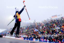 18.01.2024, Antholz, Italy (ITA): Johannes Thingnes Boe (NOR) - IBU World Cup Biathlon, short individual men, Antholz (ITA). www.nordicfocus.com. © Manzoni/NordicFocus. Every downloaded picture is fee-liable.