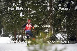 18.01.2024, Antholz, Italy (ITA): Philipp Nawrath (GER) - IBU World Cup Biathlon, short individual men, Antholz (ITA). www.nordicfocus.com. © Thibaut/NordicFocus. Every downloaded picture is fee-liable.