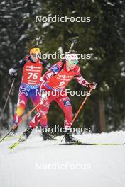 18.01.2024, Antholz, Italy (ITA): Felix Leitner (AUT) - IBU World Cup Biathlon, short individual men, Antholz (ITA). www.nordicfocus.com. © Thibaut/NordicFocus. Every downloaded picture is fee-liable.