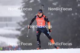 18.01.2024, Antholz, Italy (ITA): Justus Strelow (GER) - IBU World Cup Biathlon, short individual men, Antholz (ITA). www.nordicfocus.com. © Manzoni/NordicFocus. Every downloaded picture is fee-liable.