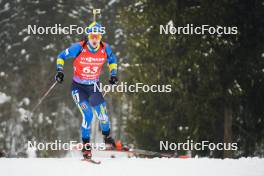 18.01.2024, Antholz, Italy (ITA): Artem Pryma (UKR) - IBU World Cup Biathlon, short individual men, Antholz (ITA). www.nordicfocus.com. © Thibaut/NordicFocus. Every downloaded picture is fee-liable.