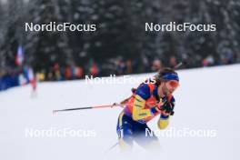 18.01.2024, Antholz, Italy (ITA): Peppe Femling (SWE) - IBU World Cup Biathlon, short individual men, Antholz (ITA). www.nordicfocus.com. © Manzoni/NordicFocus. Every downloaded picture is fee-liable.