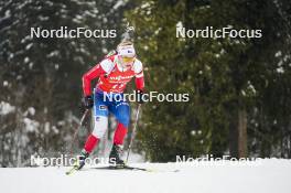 18.01.2024, Antholz, Italy (ITA): Jakub Stvrtecky (CZE) - IBU World Cup Biathlon, short individual men, Antholz (ITA). www.nordicfocus.com. © Thibaut/NordicFocus. Every downloaded picture is fee-liable.