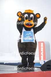 18.01.2024, Antholz, Italy (ITA): Event Feature: Antholz bear mascotte - IBU World Cup Biathlon, short individual men, Antholz (ITA). www.nordicfocus.com. © Thibaut/NordicFocus. Every downloaded picture is fee-liable.