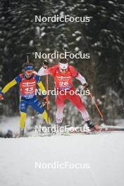18.01.2024, Antholz, Italy (ITA): Christian Gow (CAN) - IBU World Cup Biathlon, short individual men, Antholz (ITA). www.nordicfocus.com. © Thibaut/NordicFocus. Every downloaded picture is fee-liable.