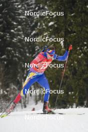 18.01.2024, Antholz, Italy (ITA): George Buta (ROU) - IBU World Cup Biathlon, short individual men, Antholz (ITA). www.nordicfocus.com. © Thibaut/NordicFocus. Every downloaded picture is fee-liable.