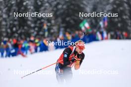 18.01.2024, Antholz, Italy (ITA): Roman Rees (GER) - IBU World Cup Biathlon, short individual men, Antholz (ITA). www.nordicfocus.com. © Manzoni/NordicFocus. Every downloaded picture is fee-liable.
