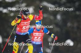 18.01.2024, Antholz, Italy (ITA): Cesar Beauvais (BEL) - IBU World Cup Biathlon, short individual men, Antholz (ITA). www.nordicfocus.com. © Thibaut/NordicFocus. Every downloaded picture is fee-liable.